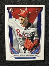 MIGUEL ALFREDO GONZALEZ #BP105 2014 Bowman Baseball Prospects State & Hometown