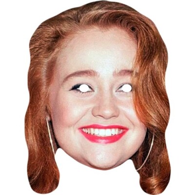 Sonia Evans Retro Sängerin Promi Karte Gesichtsmaske - Ready To Wear - Kostüm