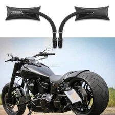 Motorcycle Rearview Mirrors For Harley Cross Bones Street Glide Road King Dyna