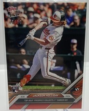Jackson Holliday Topps Now 1st Career Hit RED PARALLEL Serial #’d 05/10 SP RC