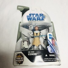 STAR WARS THE CLONE WARS 2008 OBI-WAN KENOBI NO. 2 1ST DAY OF ISSUE FIGURE