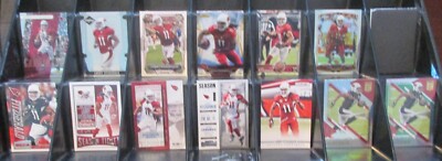 LARRY FITZGERALD  (13) CARD  INSERT & PREMIUMS LOT (NO DUPS) SEE LIST & SCAN