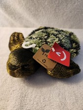Aurora Sea Turtle Plush Green Stuffed Animal Toy Approx. 7.5"-New w/tags