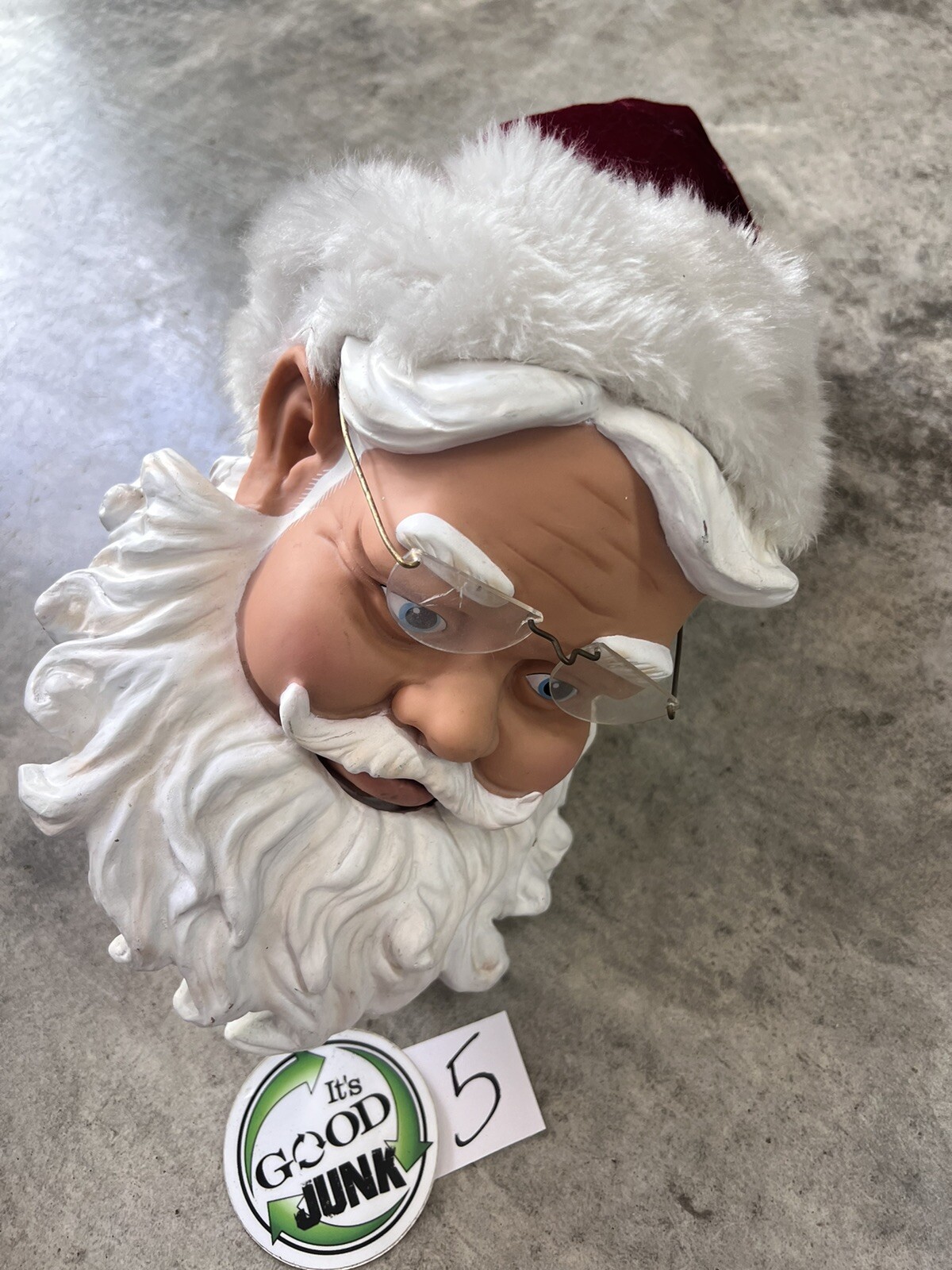 Gemmy 5 ft Singing Dancing Santa Replacement Head Only Works eBay