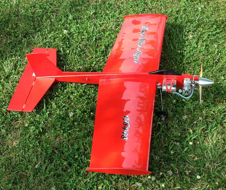 Model Airplane Plans (UC): Red Hot Angel 26" Sports Model for .19-.29 (Musciano) - Image 4 of 4