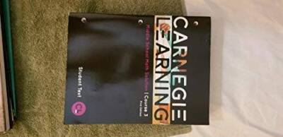 Middle School Math Solutions Crs 3 - Paperback By Carnegie Learning - GOOD