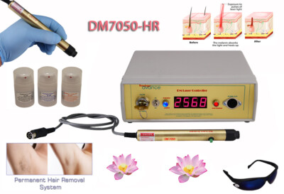 Permanent Hair Removal Laser Device for Men & Women, Salon & Home Use Machine.