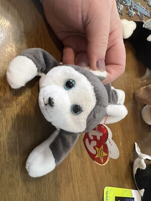 Ty Beanie Babies Nanook the Husky, 1996 RARE RETIRED good Condition