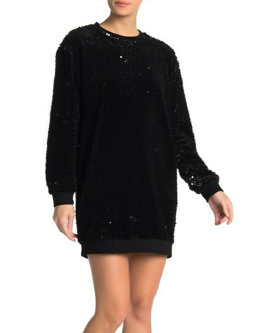 kendall and kylie sequin dress Kendall + Kylie Sequined Velvet Tunic