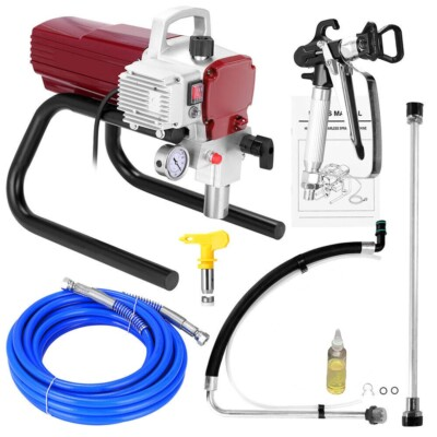 #ad #ad 2.5HP 1700W High Pressure Airless Paint Sprayer Gun Sprayer Machine 110V $260.11