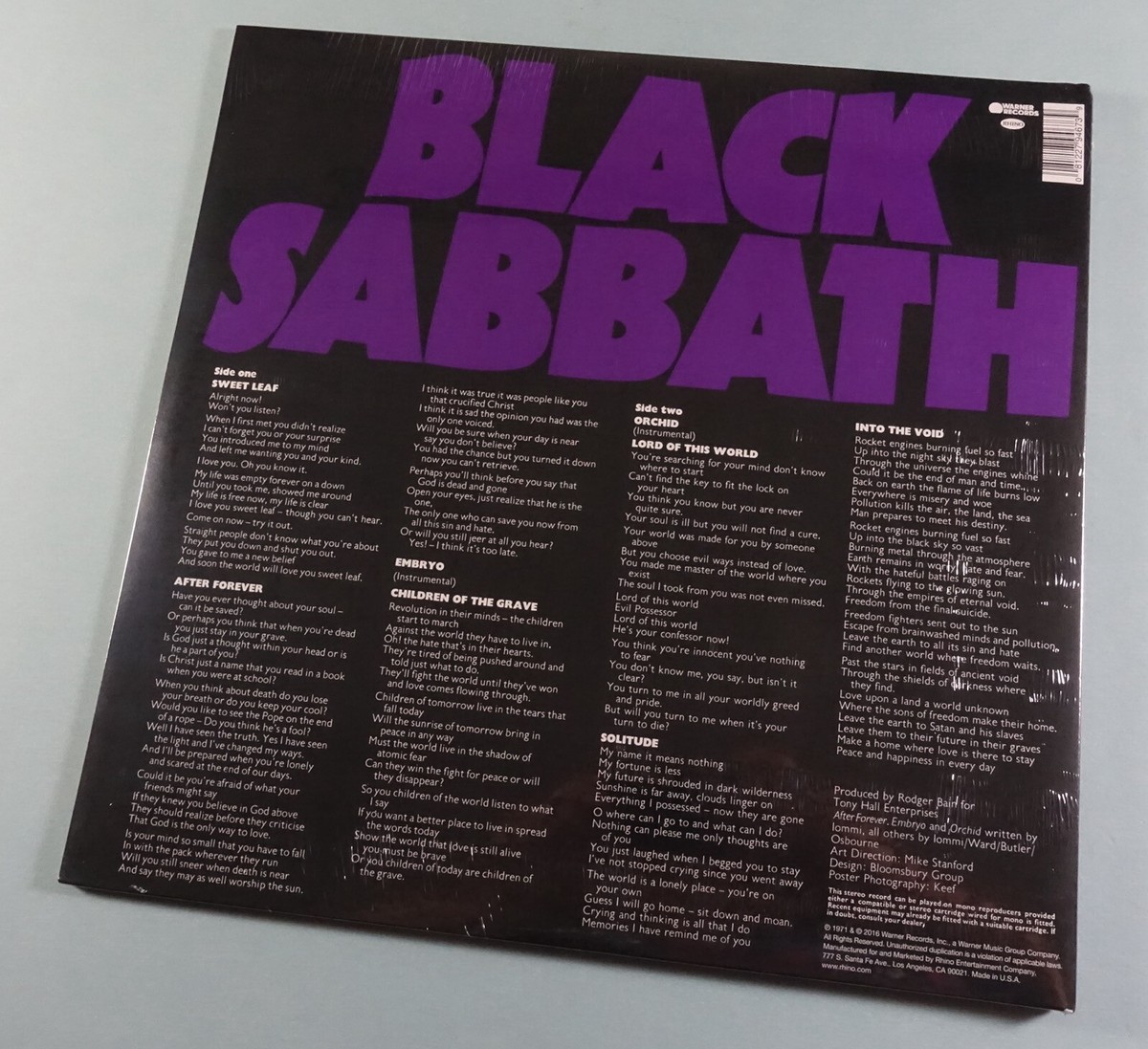 BLACK SABBATH MASTER OF REALITY レコード Black Sabbath – Master Of Reality – Vinyl (LP, Album
