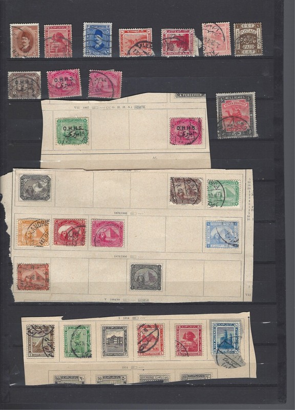 EGYPT-COLLECTION-OLDER-NOT LIFTED-APPEAR F-VF-USED-#200