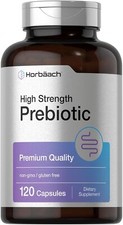 Prebiotic Supplement  120 Count  High Strength for Men  Women  by Horbaach