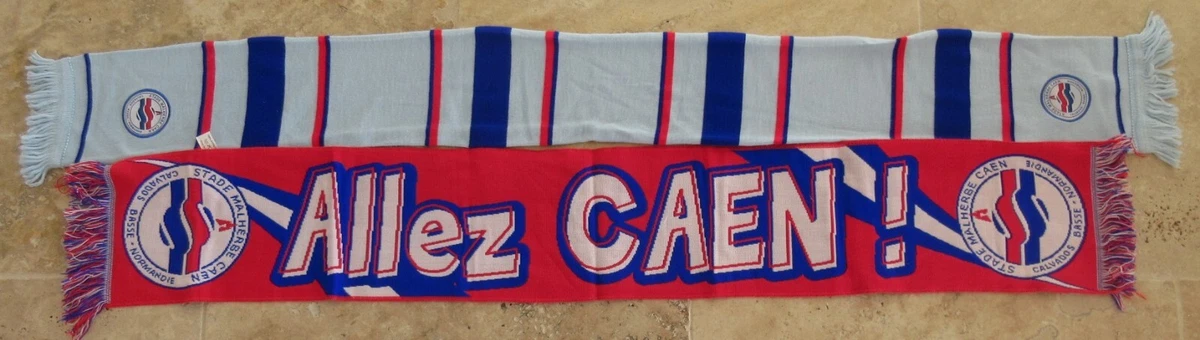 Écharpe De Football Vintage SM Caen - Collection Supporter - Occasion - Voir Photo