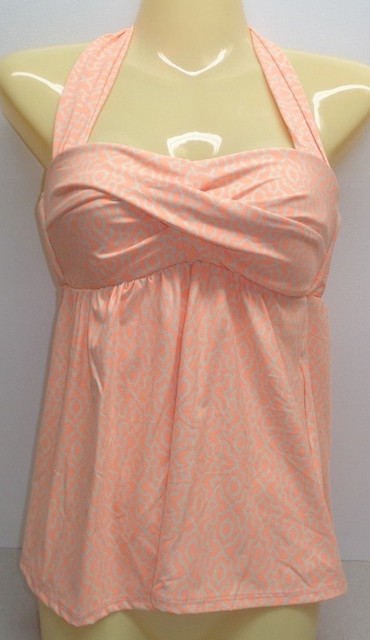peach tankini