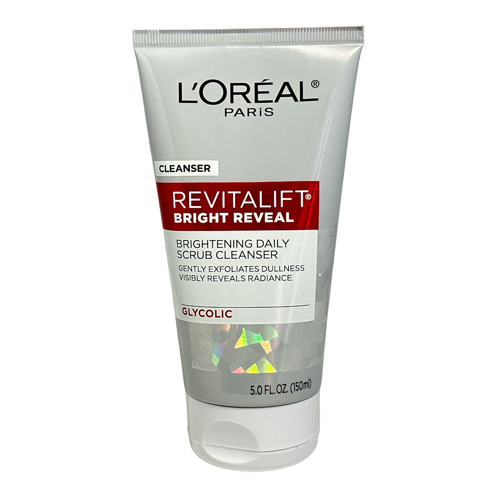 L'Oreal Paris Skincare Revitalift Bright Reveal Facial Cleanser with  Glycolic Acid, Anti-Aging Daily Face Cleanser to Exfoliate Dullness and  Brighten