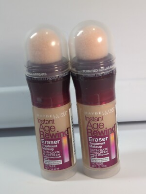 Lot of 2 Maybelline Instant Age Rewind Eraser Treatment Makeup, 190 Nude 