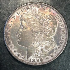 1896 Morgan Silver Dollar - High Quality Scans #Q515
