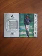 2004 Sp Signature Golf Nick Price Event Worn Shirt Relic