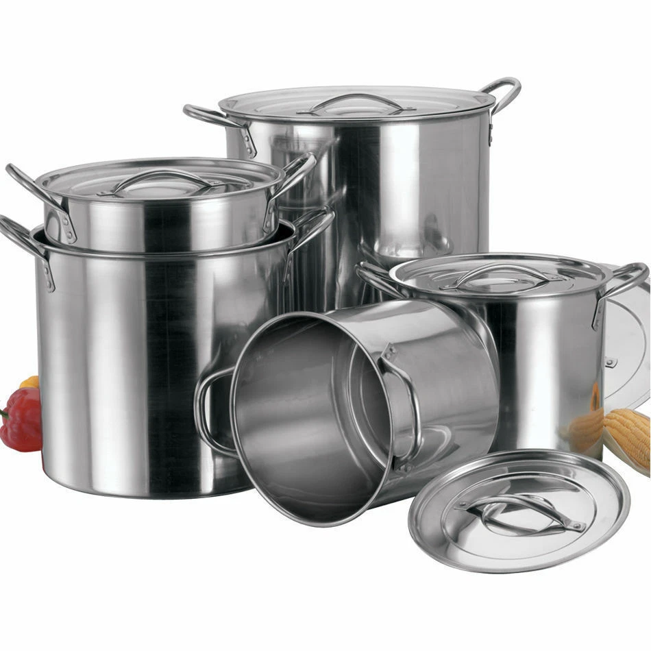 4pc Industrial Large Stock Pots Pans Restaurant Catering cooking Stainless Steel
Opens in a new wind