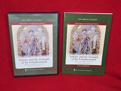 THE GREAT COURSES  ~ VOLTAIRE AND THE TRIUMPH OF THE ENLIGHTENMENT  6 CDs & BOOK