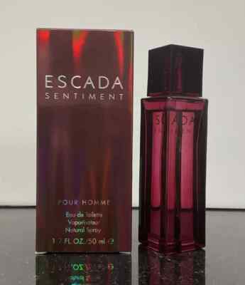Escada Sentiment Pour Homme EDT 50 ml / 1.7 oz Discontinued New