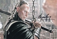 STEPHEN LANG signed Autogramm 20x30cm CONAN THE BARBARIAN in Person autograph