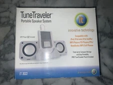 Innovative Technology Tune Traveler Portable Speaker System IT-3022. New