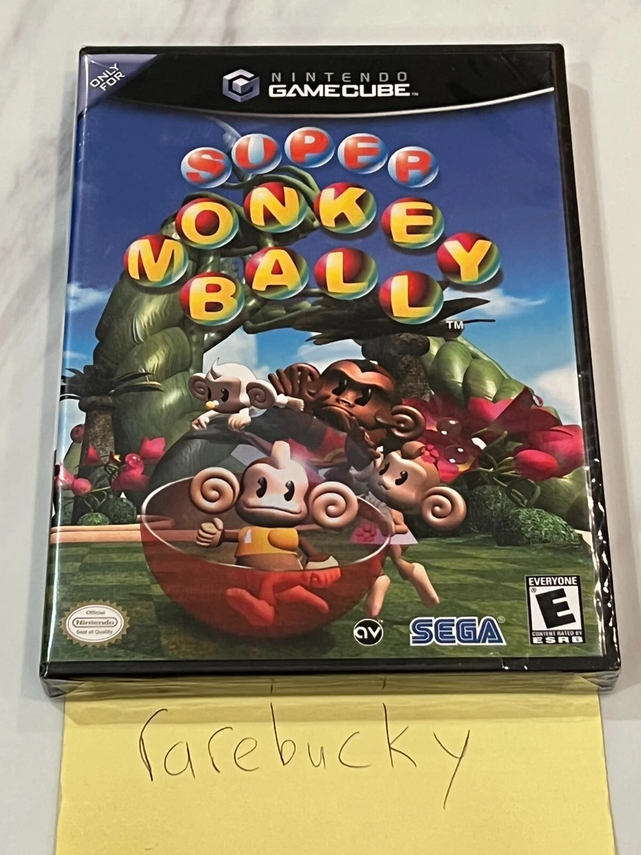 Super Monkey Ball Nintendo Gamecube NEW SEALED BLACK LABEL NEAR MINT RARE