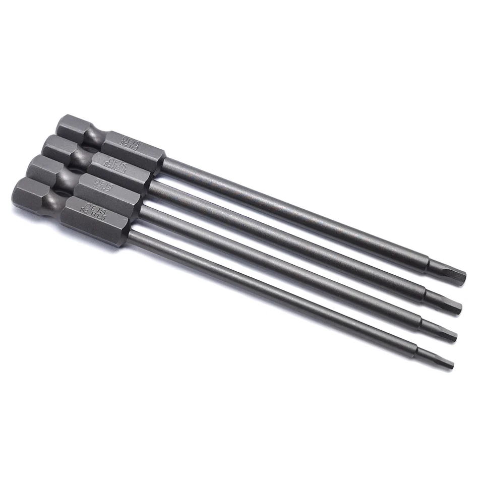 Embouts Allen Hexagonal 100mm 1.5 - 2 - 2.5 - 3mm Pour Visseuse 1/10 1/8 RC - Photo 1/2