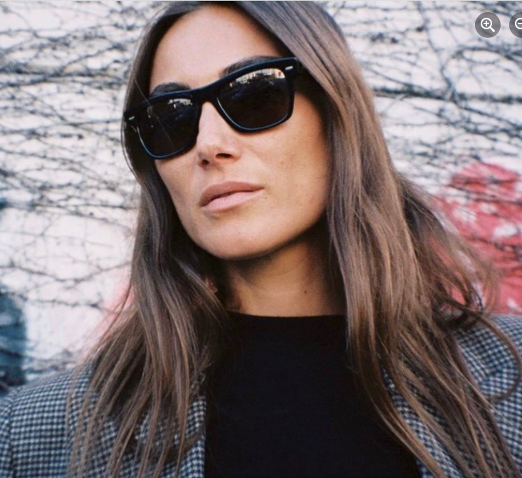 OLIVER PEOPLES OLIVER-F SUN OV5393SF 52mm in Black/Blue MSRP$542