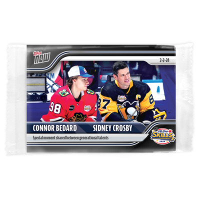 Connor Bedard / Sidney Crosby - 2023-24 NHL TOPPS NOW  - Sticker #107
