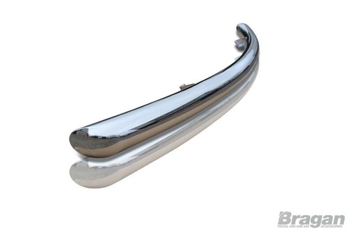 Frontspoiler Leiste Typ B für Nissan Primastar 2002 - 2014 Edelstahl Nudge - Bild 6 von 6