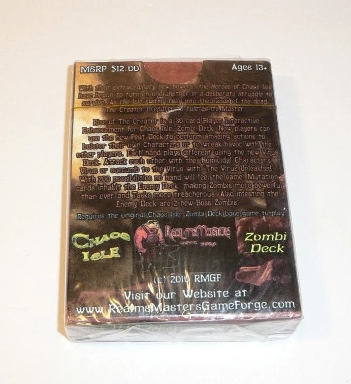 Rise of the Creator Zombi Deck Expansión para Chaos Isle Zombie Juego de Cartas RPG Foto 2 de 3