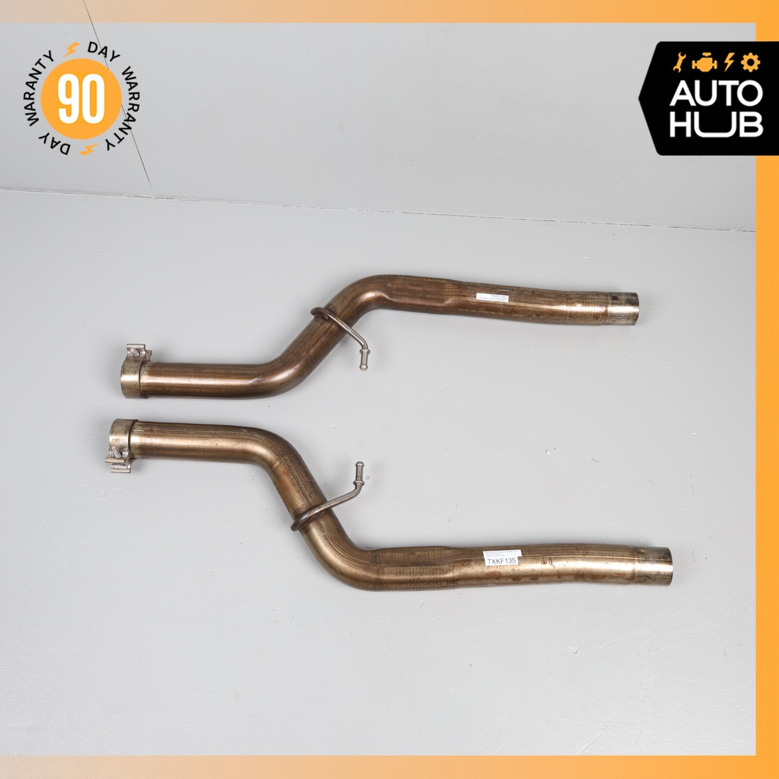 Maserati GranTurismo S M145 4.7L Exhaust Pipes Left & Right Side Set OEM 11k