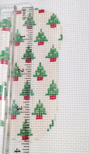 Associated Talents AT needlepoint handpaint Christmas tree Flip Flop FF109 beads - Picture 6 of 6