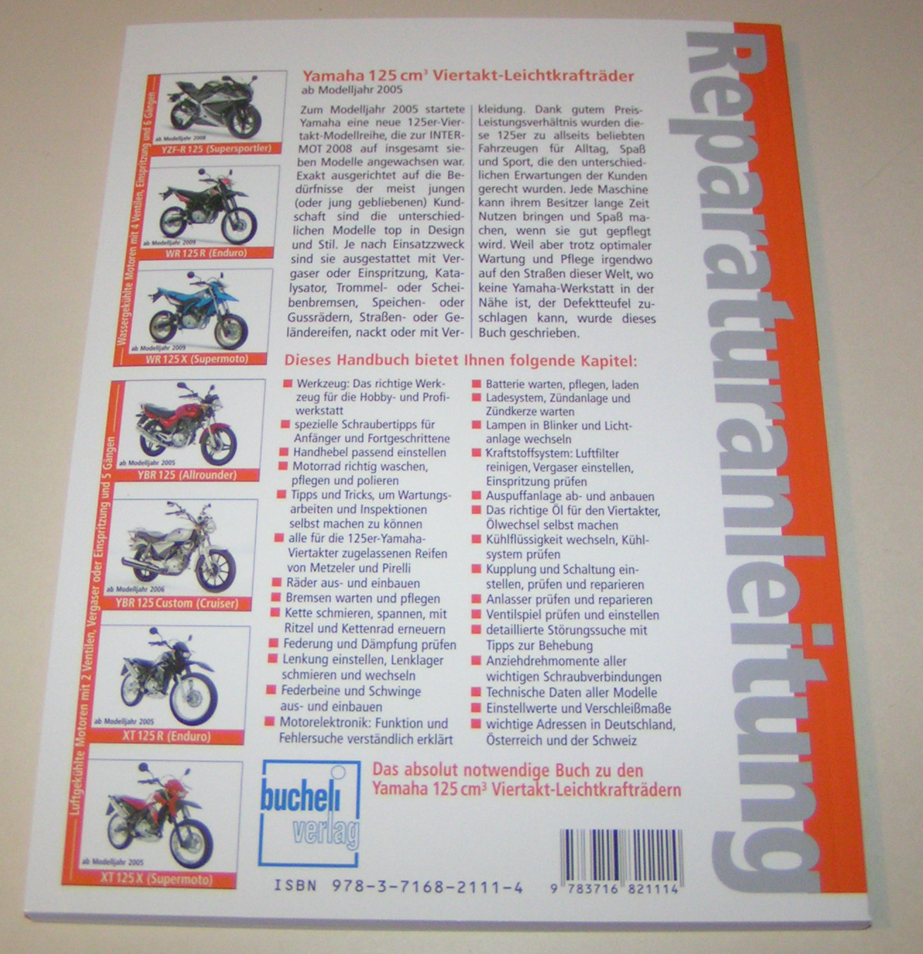 Thumbnail - Reparaturanleitung Yamaha Ybr 125 / Xt 125 R / Xt 125 X / Yzf-r - Ab