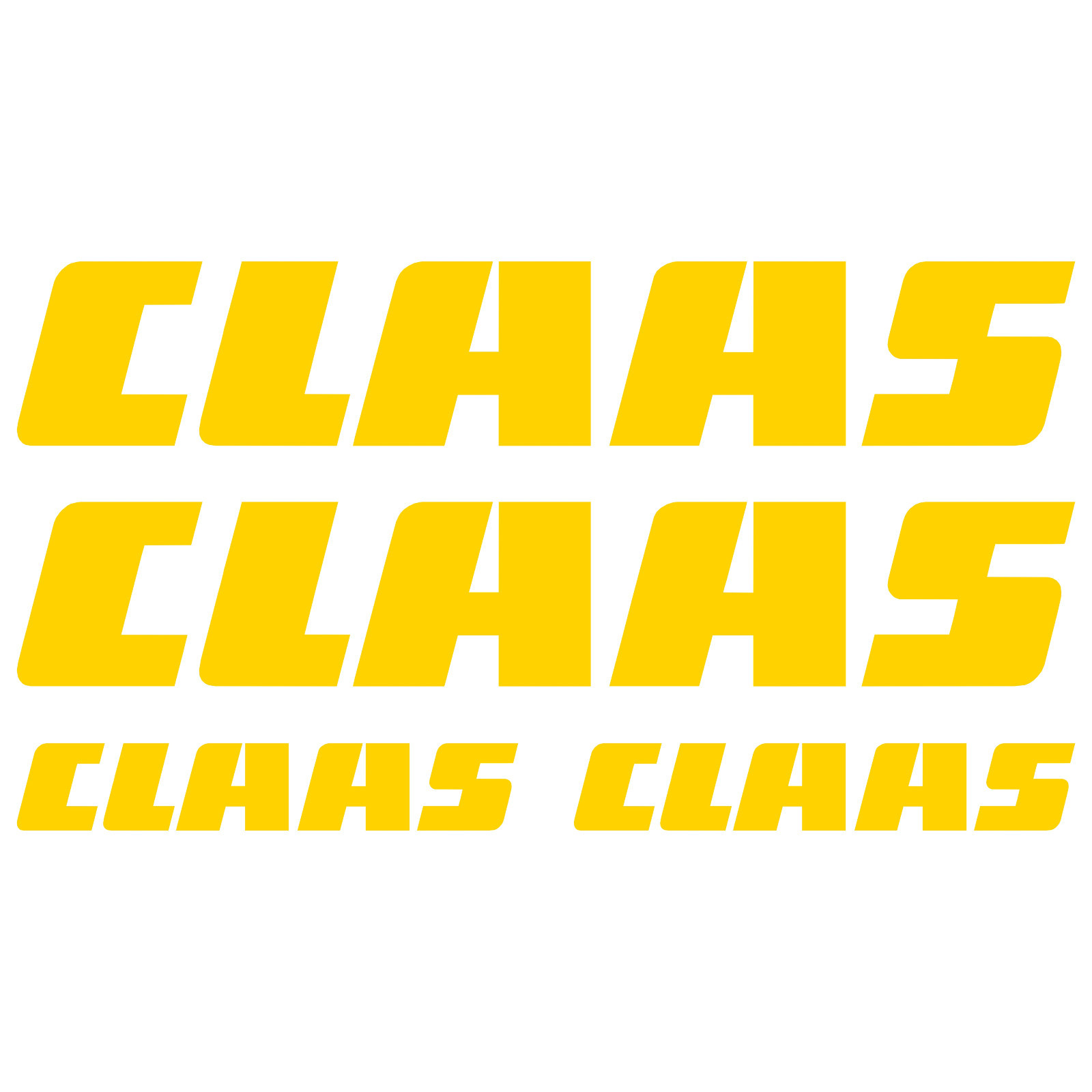 CLAAS XL aufkleber sticker mähdrescher combine schlepper tractor 4 ...
