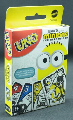 Mattel Games UNO Minions The Rise Of Gru Kartenspiel Gesellschaftsspiel NEU OVP