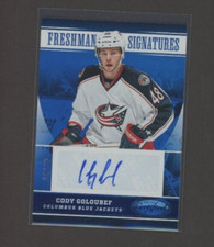 2012-13 Certified Freshman Signatures Mirror Blue Autograph  Cody Goloubef /99