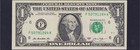 Fancy US Federal Reserve $1 Dollar Bill Serial Number F 50791264 K Cool 2013 — photo 1