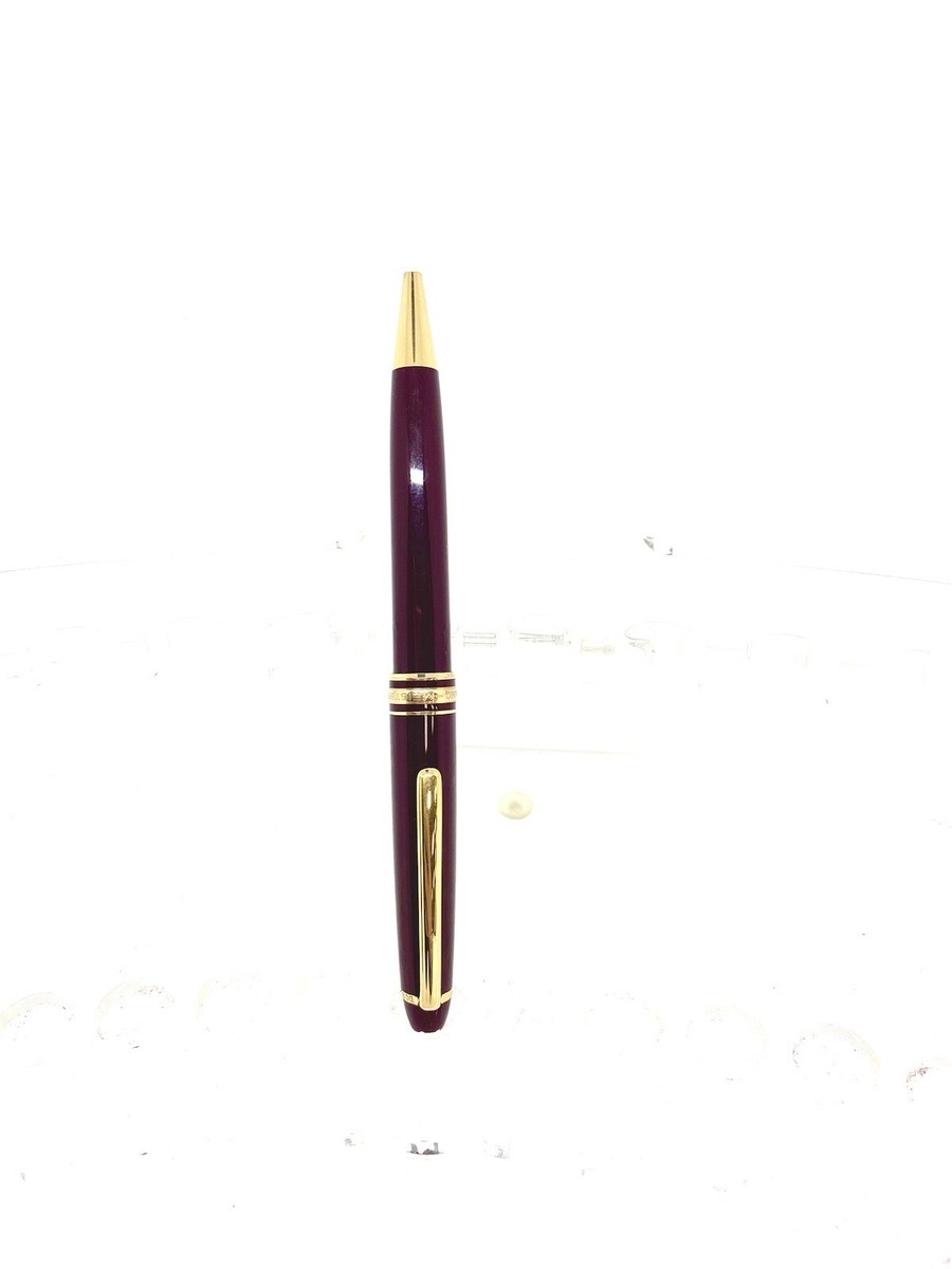MONTBLANC Meisterstück ボールペン ワインレッド Montblanc Meisterstruck Burgundy Twist Ballpoint Pen | eBay