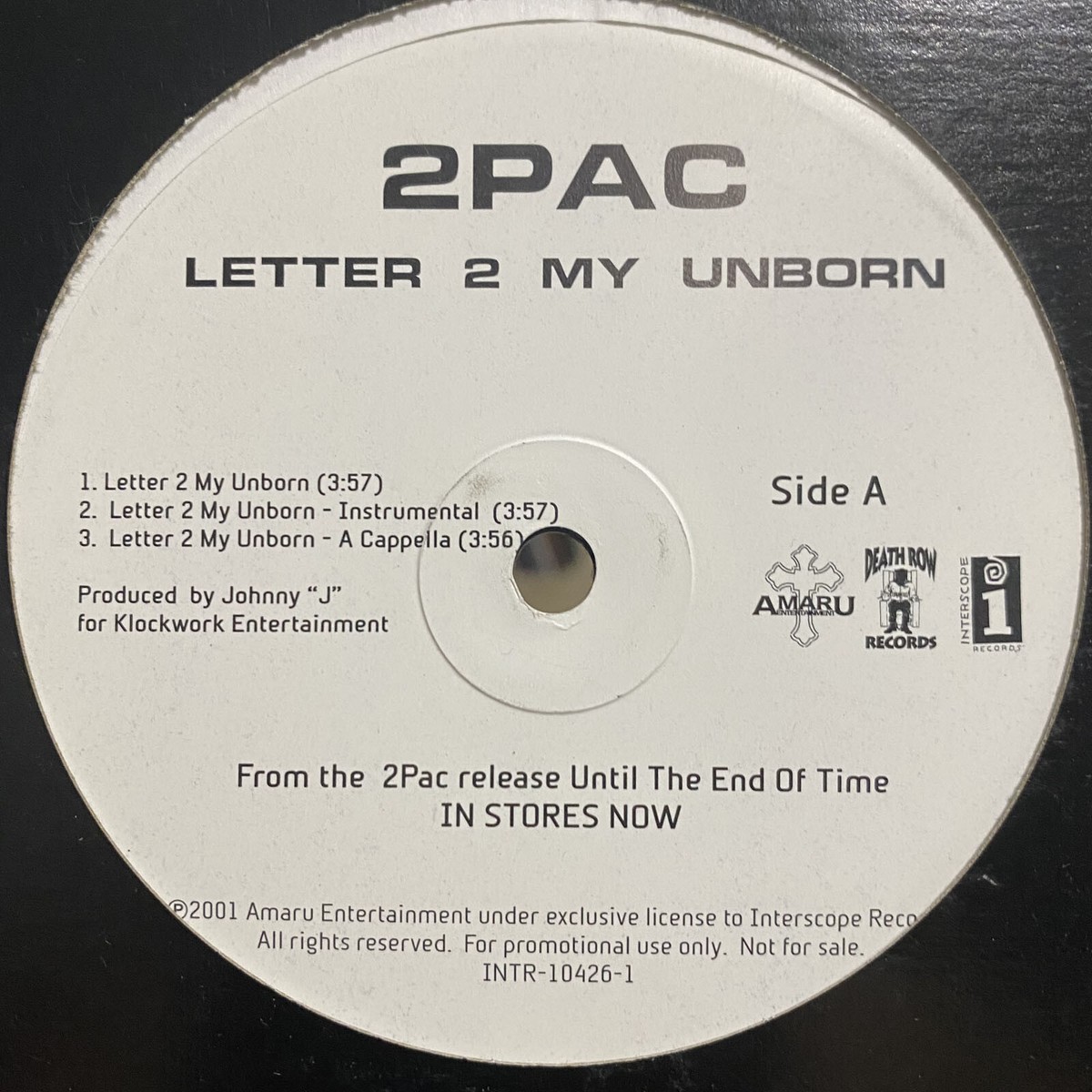 2PAC / TUPAC - LETTER 2 MY UNBORN / N*GGAZ NATURE (REMIX) (12