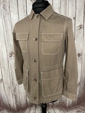Barbour Heritage Lola Overshirt Jacket Ladies Uk 10 Ink Splash Pattern Vgc