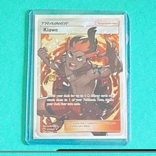 Pokémon TCG Kiawe Full Art Holo Ultra Rare 144/147 SM Burning Shadows 2017 ENG on eBay