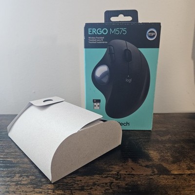 Logitech ERGO M575 Wireless Trackball Mouse - Easy thumb control precision an...