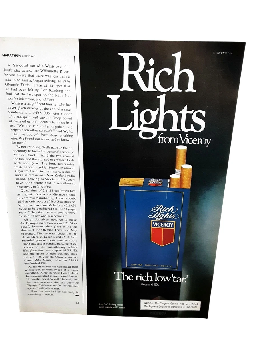 marble light cigarette price 1971 MARLBORO LIGHTS A New Cigarette - Lighter in Taste & Tar