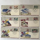 Set 6 First Day Covers Exposition Universelle de Bruxelles 1958 Belgium BA526
