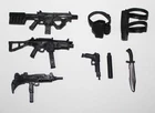 PURGE 887 Alpha Snake Eyes Weapons Set Lot GIJOE CLASSIFIED SERIES 6" Scale 1/12