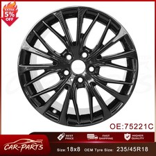 18 All Black Wheel For 2018-2022 Toyota Camry Oem Quality Factory Alloy 75221c